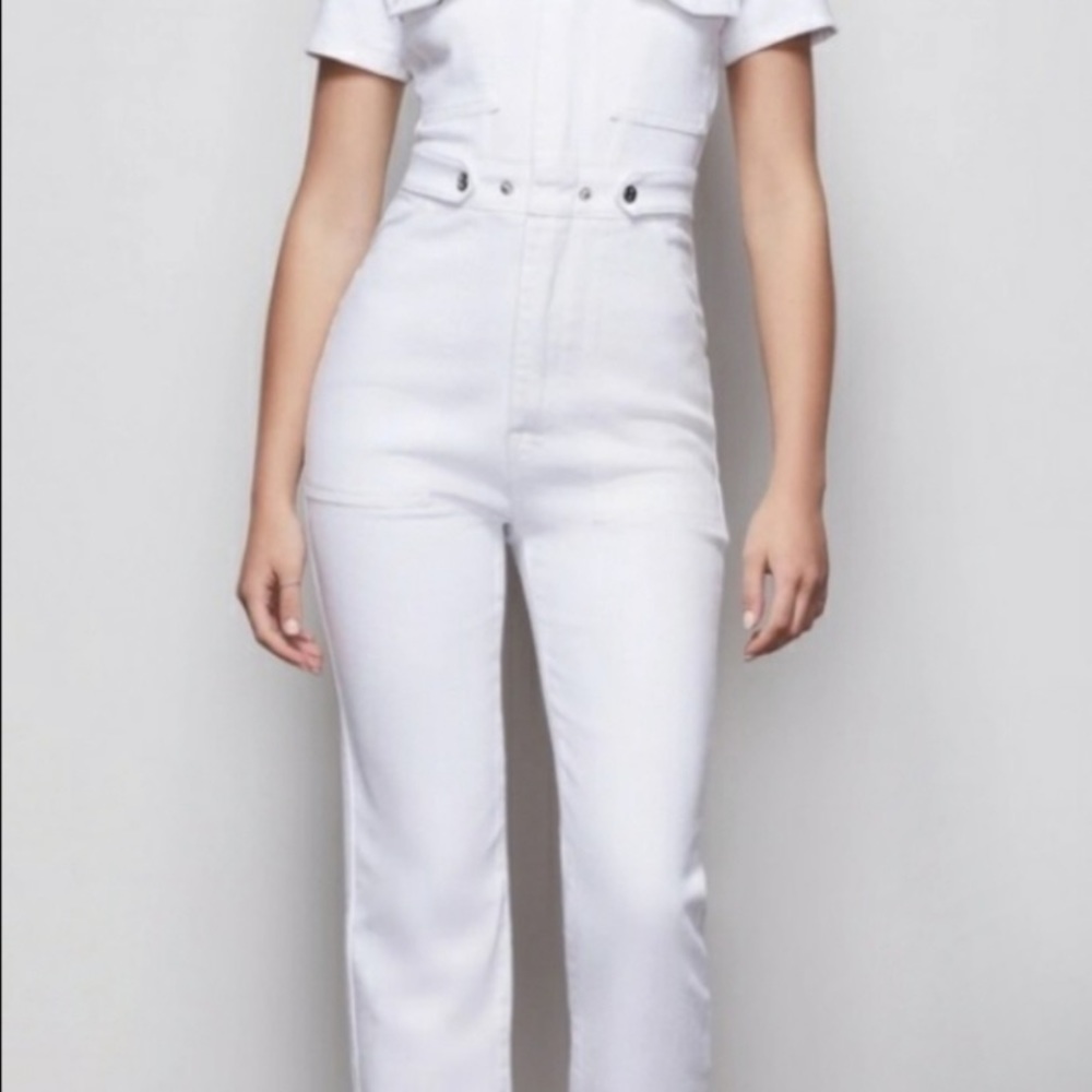 Good American Fit for Success Jumpsuit White  Size 1 / Small.